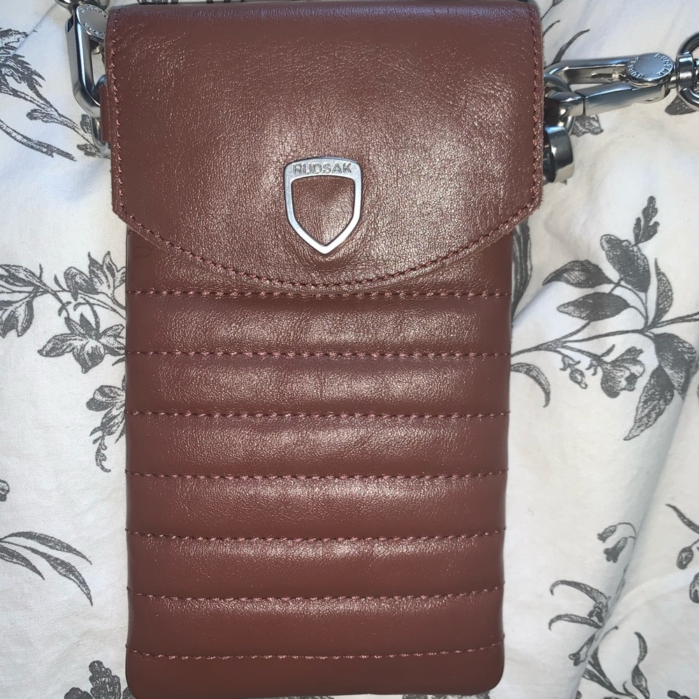 Rudsak Genuine Leather Crossbody Phone Purse